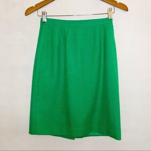 Vintage Green Pencil Skirt